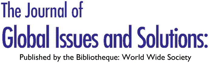 THE JOURNAL OF GLOBAL ISSUES & SOLUTIONS